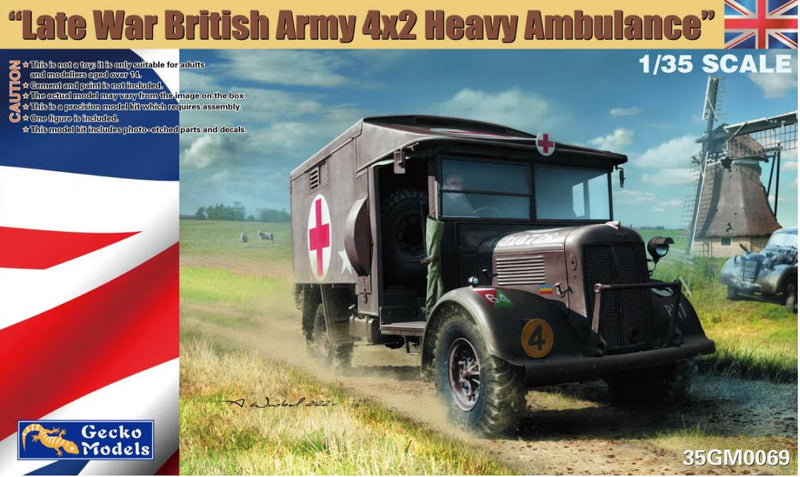 Gecko Models 35GM0069 1/35 Late War British Army 4x2 Heavy Ambulance