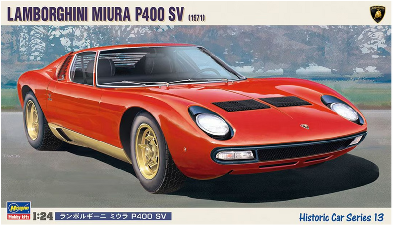 Hasegawa 21213 1/24 Lamborghini Miura P400 SV (1971)