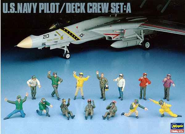 Hasegawa 36006 1/48 U.S. Navy Pilot/Deck Crew Set A