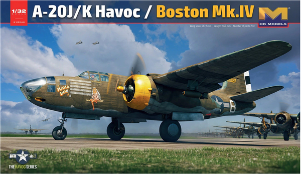 Hong Kong Models 01E040 1/32 A-20J/K Havoc / Boston Mk.IV