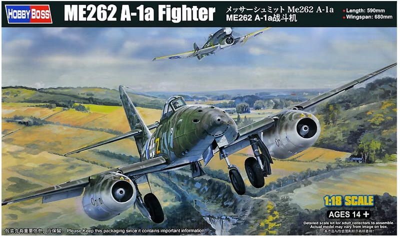 Hobby Boss 81805 1/18 ME262 A-1a Fighter