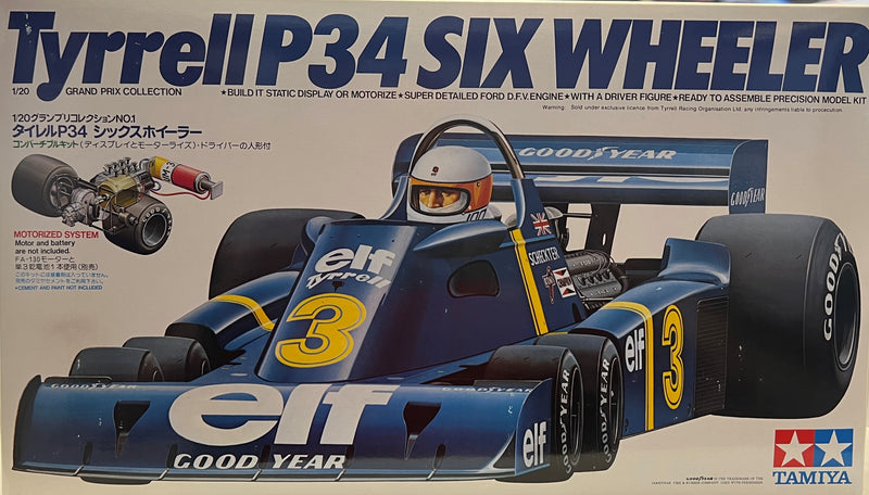 Tamiya 20001 1/20  Tyrrell P34 Six Wheeler