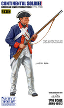 ***PREORDER - NOT IN STOCK Andy's Hobby Headquarters 16012 1/16 CONTINENTAL ARMY SOLDIER RESIN FIGURE