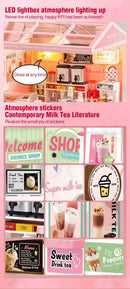 Jiaerle Toys JEL-0411 DIY Mini World - Mini Milk Tea Shop