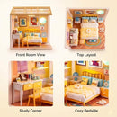 Jiaerle Toys JEL-0413 DIY Mini World - Mini Bedroom