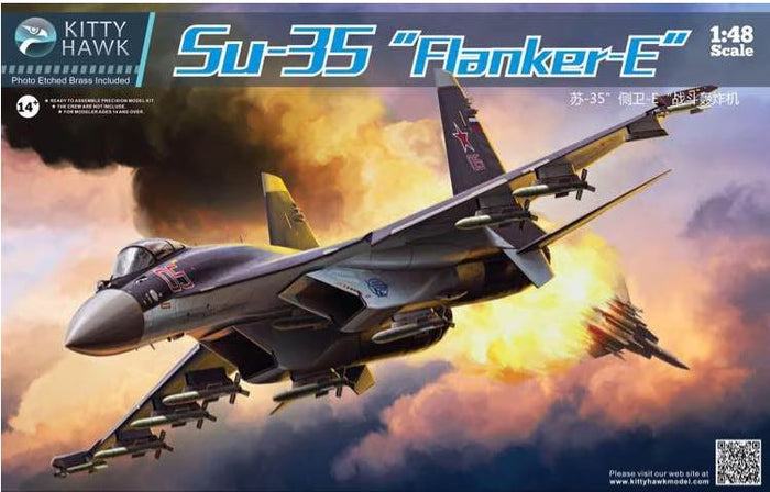 キティホーク　1/48 Su-35 フランカ―E Kitty Hawk 80142 1/48 Su-35 