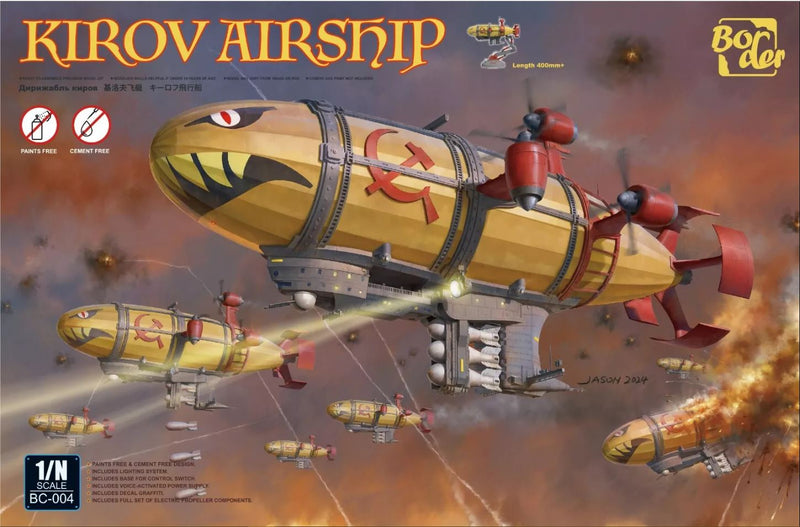 Border Model BC004 KIROV AIRSHIP SNAP LIGHTS AND SOUND