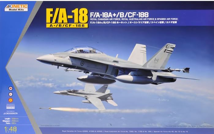 Kinetic 48030 1/48 F/A-18A+/B / CF-188 Canadian Australian Spanish Hornet