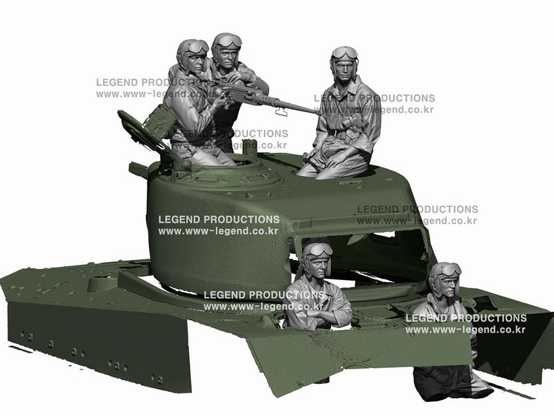 Legend LF4833 1/48 WW2 US Tank Crew set