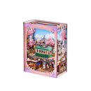 Robotime LKS01 Strolling in the Sunshine DIY Wooden 3D Puzzle Book Nook