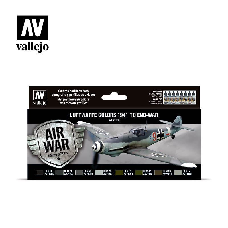 Vallejo 71.166 Air War Color: Luftwaffe colors 1941 to end-war