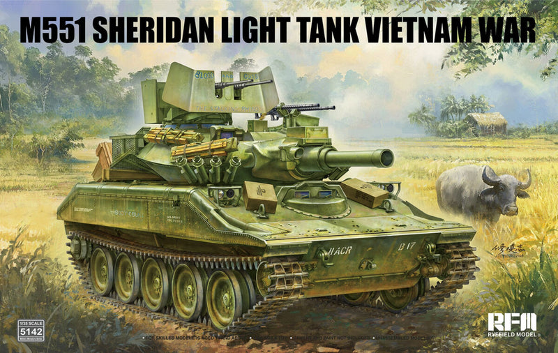 Rye Field Model 5142 1/35 M551 Sheridan Light Tank "Vietnam War"