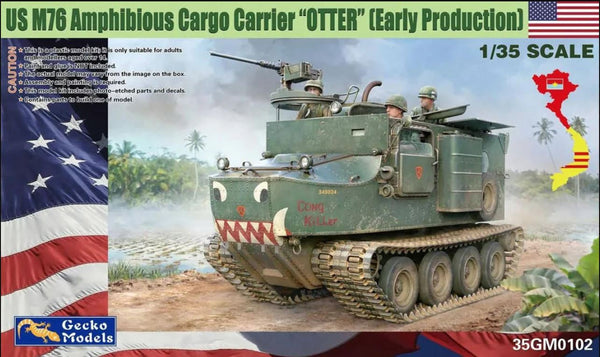 GECKO MODELS 35GM0102  1/35 Gecko Models US M76 Amphibious Cargo Carrier OTTER