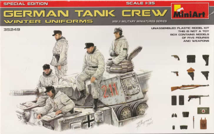 MiniArt 35249 1/35 German tank crew (winter) Special Edition