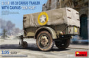 MiniArt 35443 1/35 G-518 US 1t Cargo Trailer ÒBEN HURÓ with Canvas Cover