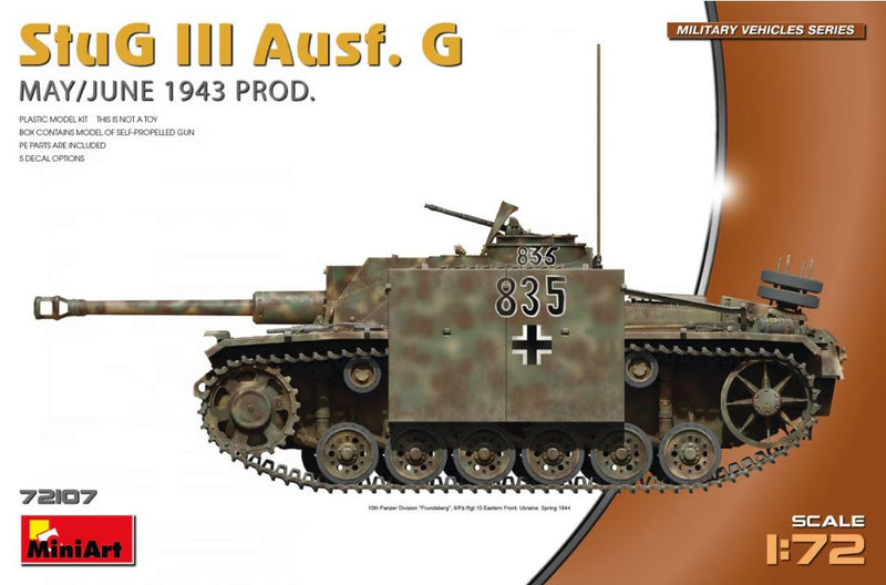 MiniArt 72107 1/72 StuG III Ausf. G May/June 1943 Production