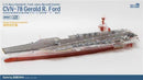 Magic Factory 6502 1/700 USS Gerald R. Ford CVN-78 Clear Edition w/Clear Pre-Painted Deck