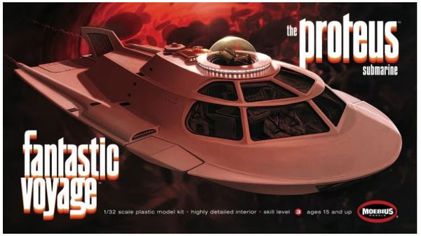 t*8様 現状品メビウス Proteus Submarine 1/32スケール Moebius Models 963 1/32 Fantastic Voyage - The Proteus Submarine