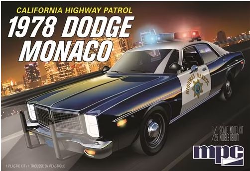MPC 922 1/25 California Highway Patrol 1978 Dodge Monaco