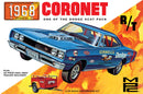MPC 975 1/25 1968 Dodge Coronet Hardtop w/Trailer