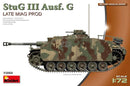 MiniArt Miart-72112 1/72 StuG III Ausf. G Late Miag Prod.