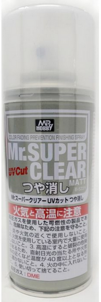 Mr Super Clear UV Cut Matt Can B523 — Panda Hobby