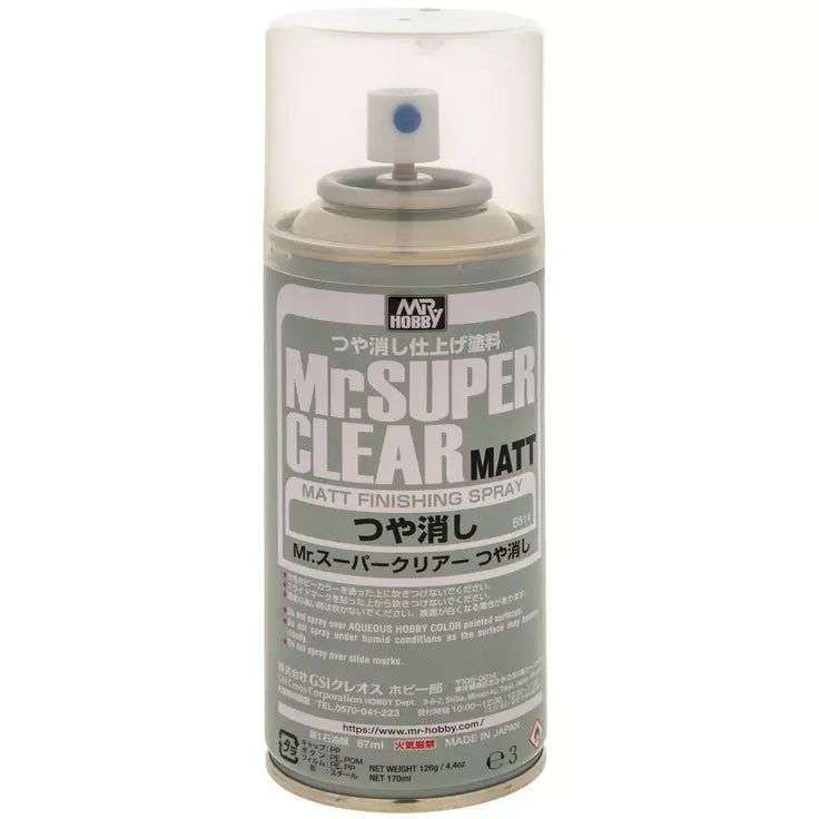 Mr. Hobby B514 Mr. Super Clear MATT Spray