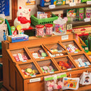 Robotime TGE05 Rolife Nostalgic Corner Shop DIY Book Nook