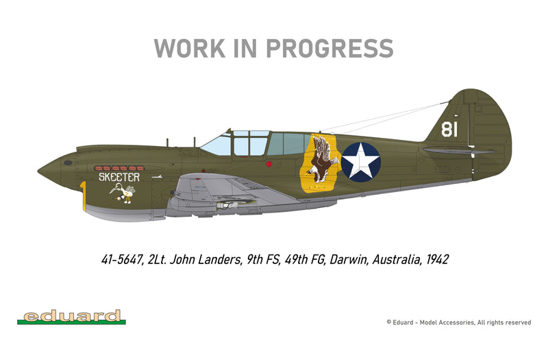 ***PREORDER Eduard R0023 1/48 Royal Class P-40E Warhawk  PREORDER***