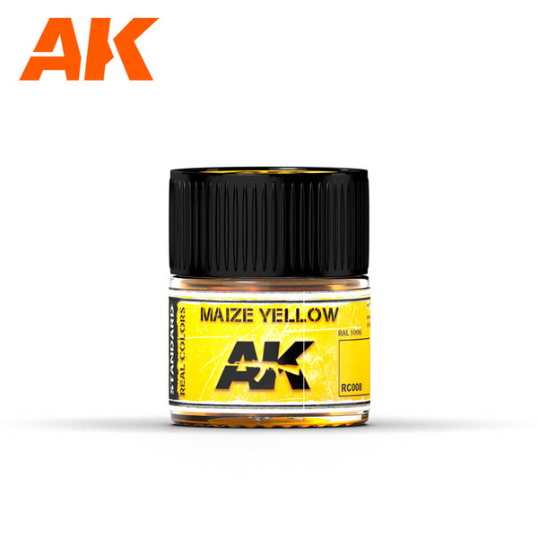 AK Interactive RC008 Real Colors : Maize Yellow 10ml