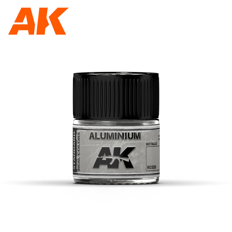 AK Interactive RC020 Real Colors : Aluminium 10ml