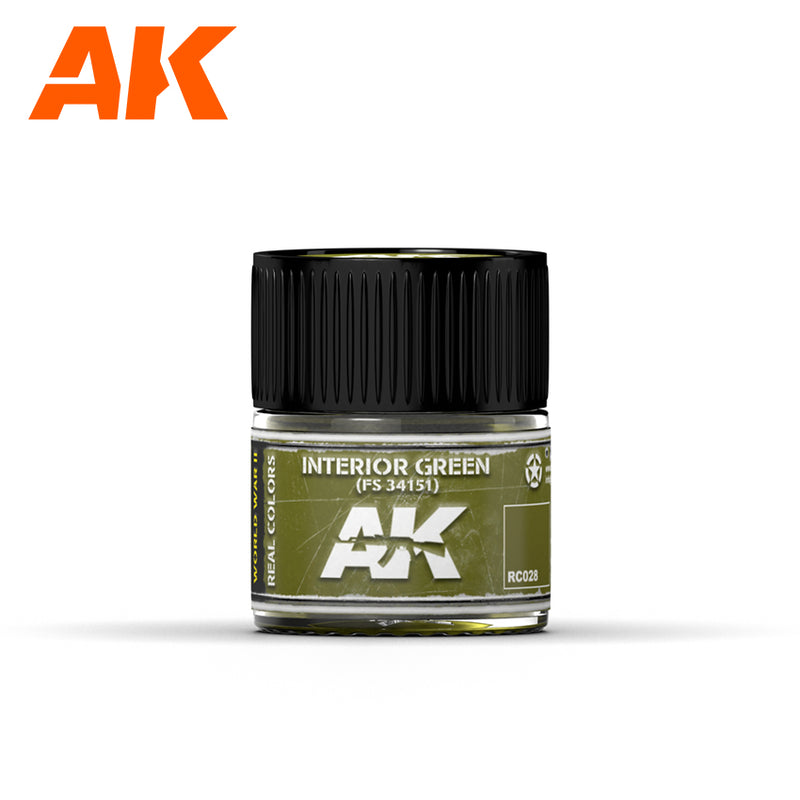 AK Interactive RC028 Real Colors : Interior Green FS 34151