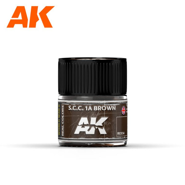 AK Interactive RC034 Real Colors : S.C.C 1A Brown
