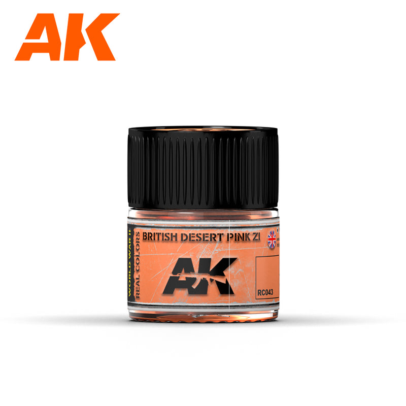 AK Interactive RC043 Real Colors : British Desert Pink ZI  10ml