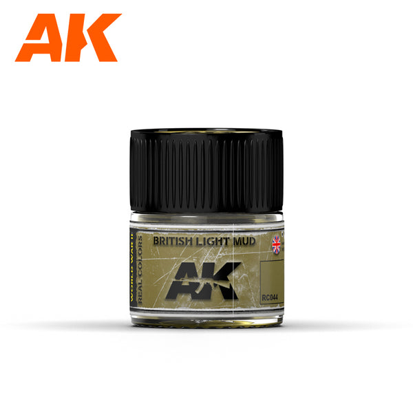 AK Interactive RC044 Real Colors : British Light Mud 10ml