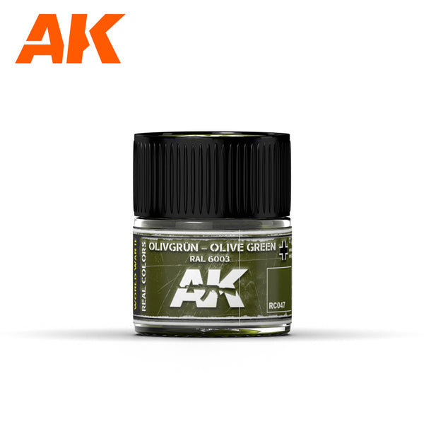 AK Interactive RC047 Real Colors : Olivgrün-Olive Green RAL 6003 10ml
