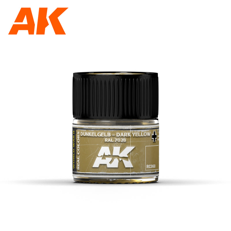 AK Interactive RC060 Real Colors : Dunkelgelb Dark Yellow