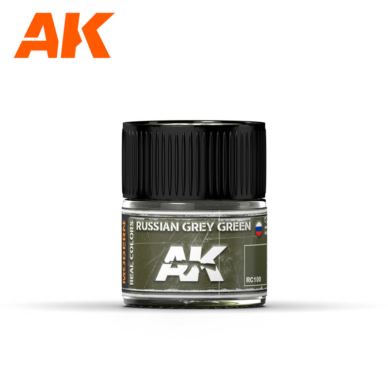 AK Interactive RC100 Real Colors : Russian Grey Green 10ml