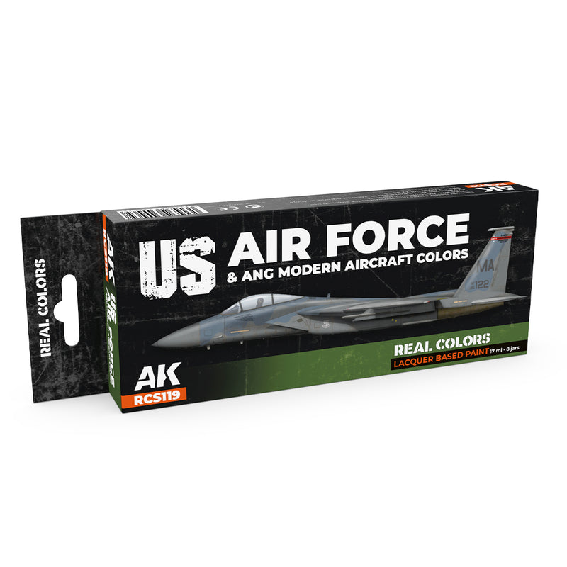 AK Interactive RCS119 Real Colors: US Air Force & ANG Modern Aircraft Colors