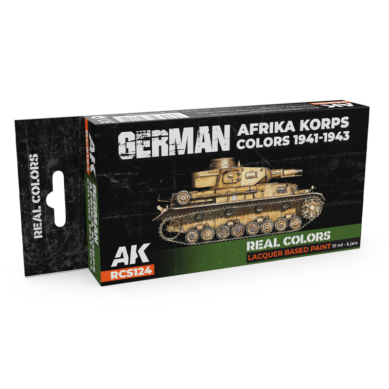 AK Interactive RCS124 Real Colors: German Afrika Korps Colors 1941-1943