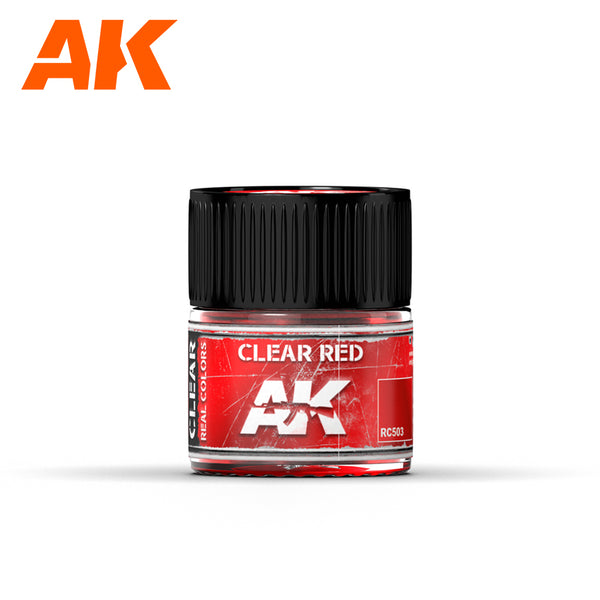 AK Interactive RC503 Real Colors : Clear Red 10ml