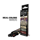 AK Interactive RCM107 Real Colors Markers - German Tanks Interior Colors Set