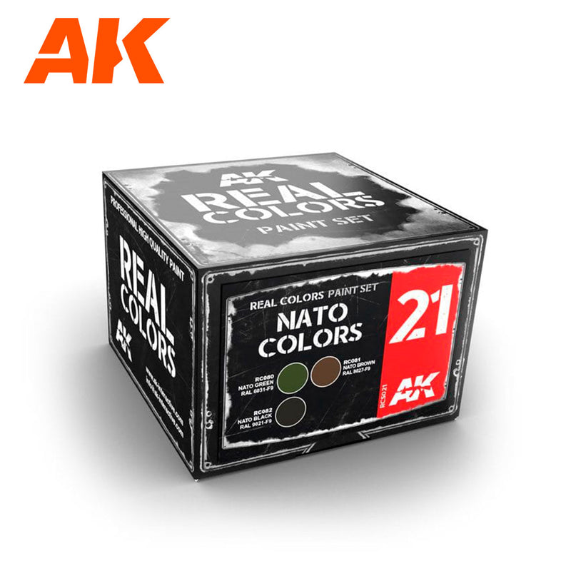 AK Interactive RCS021 Real Colors: NATO Colors Set