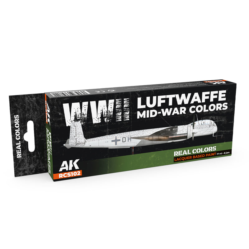 AK Interactive RCS102 Real Colors: WWII Luftwaffe Mid-War Colors