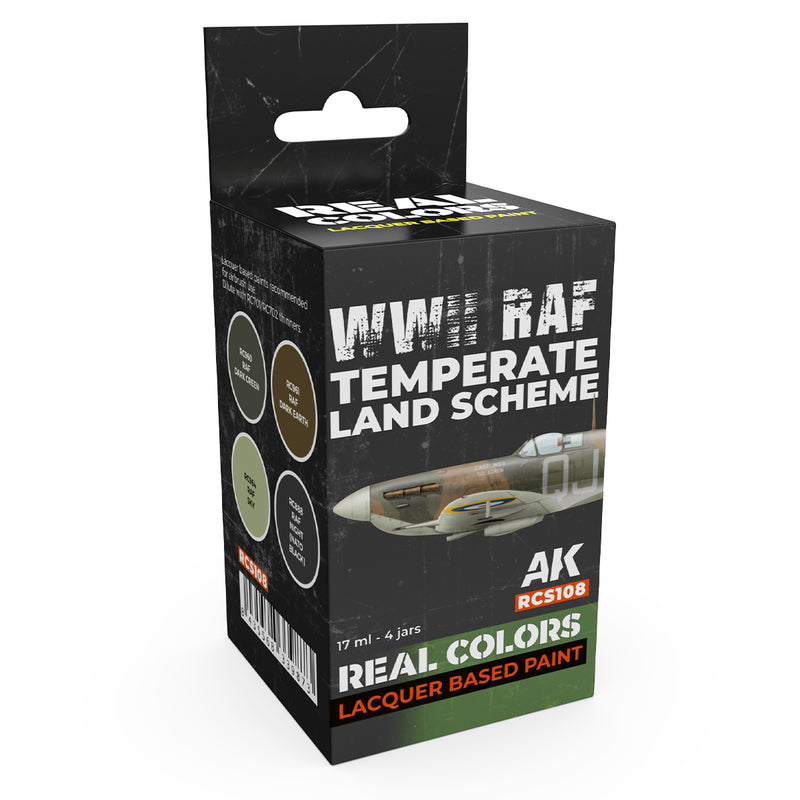 AK Interactive RCS108 Real Colors: WWII RAF Temperate Land Scheme