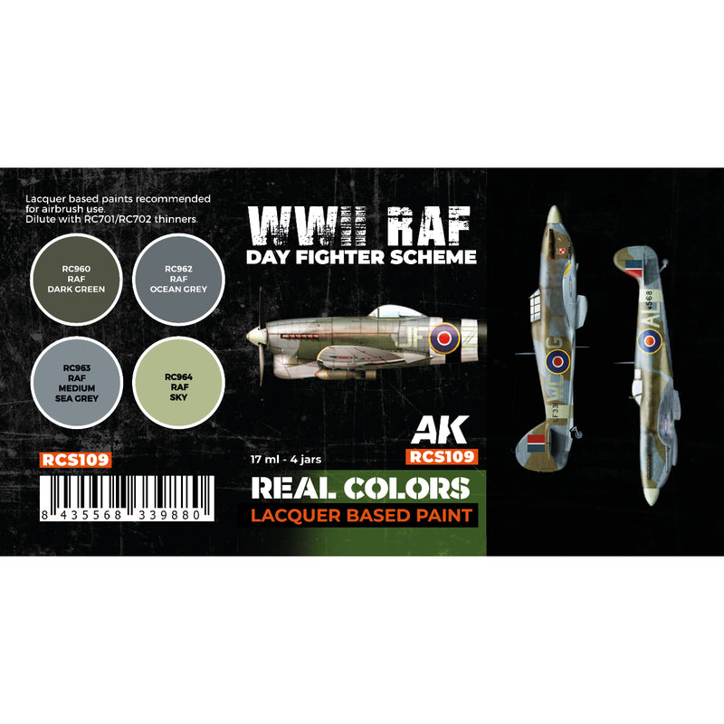 AK Interactive RCS109 Real Colors: WWII RAF Day Fighter Scheme