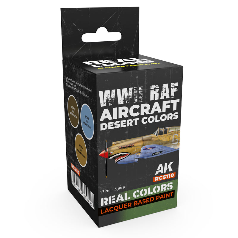 AK Interactive RCS110 Real Colors: WWII RAF Aircraft Desert Colors