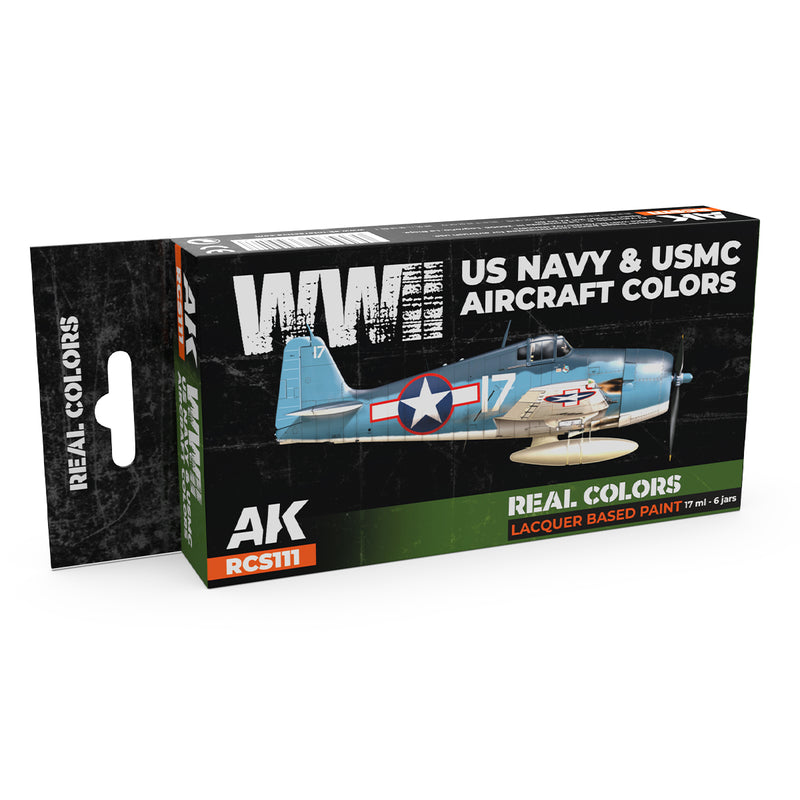 AK Interactive RCS111 Real Colors: WWII US Navy & USMC Aircraft Colors