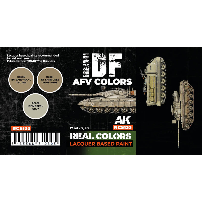 AK Interactive RCS133 Real Colors: IDF AFV Colors