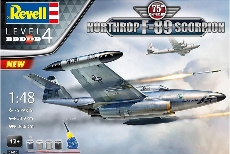 Revell 05650 1/48 Geschenkset 75th Anniversary "Northrop F-89 Scorpion" R